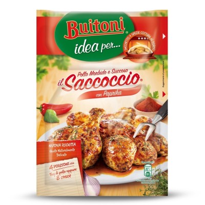 Saccoccio con erbe mediterranee per preparare pollo morbido e succoso 34g Buitoni