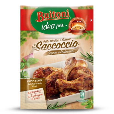 Saccoccio Sapore di Rosticceria per preparare Pollo Morbido e Succoso Buitoni - 32 g
