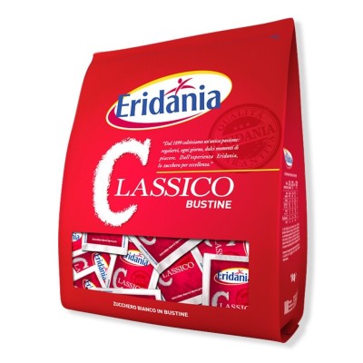 Zucchero Bustine Sacchetto Eridania - 1 Kg