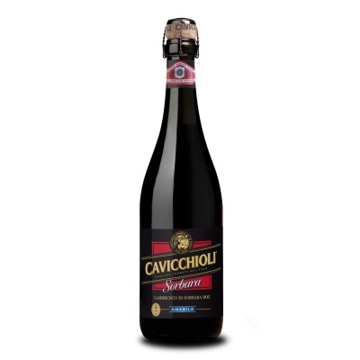 Vino Rosso Lambrusco di Sorbara Amabile DOC Cavicchioli - 750 ml