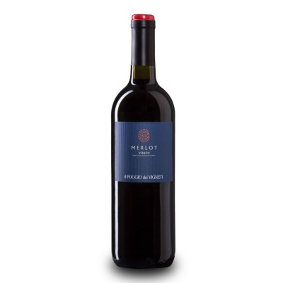 Vino Rosso Merlot Veneto IGT Il Poggio dei Vigneti - 750 ml