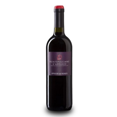 Vino Rosso Montepulciano d'Abruzzo DOC Il Poggio dei Vigneti - 750 ml