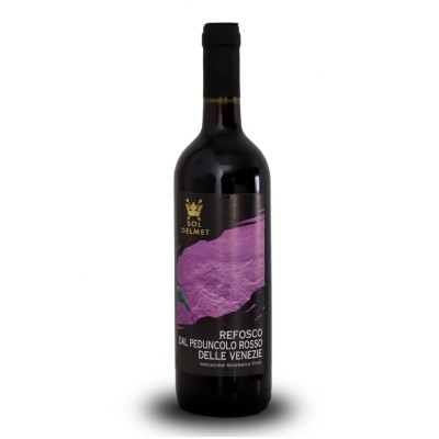 Vino Rosso Refosco dal Peduncolo delle Venezie IGT Sol Delmet - 750 ml