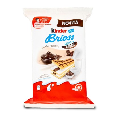 Kinder Brioss 10 pezzi Latte e Cacao Ferrero - 290 g
