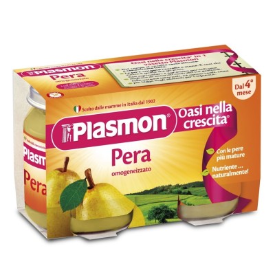 Omogeneizzato Plasmon Pera - 2 x 104 g 