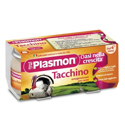 Omogeneizzato Plasmon Tacchino - 2 x 80 g 