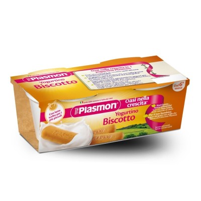 Yogurtino Intero Biscotto Oasi nella Crescita Plasmon - 2 X 100 g