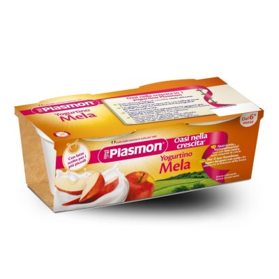 Yogurtino Intero Mela Oasi nella Crescita Plasmon - 2 X 100 g