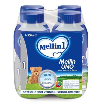 Latte Mellin 1 Liquido - 4 x 500 ml