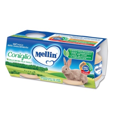 Omogeneizzato Coniglio Mellin - 2 x 80 g 