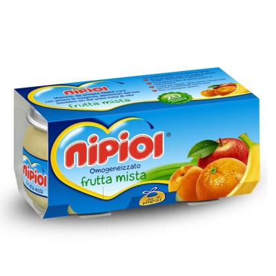 Omogeneizzato Frutta Mista Nipiol - 2 x 80 g 
