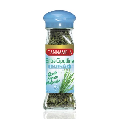 Erba Cipollina Liofilizzata Gusto Fresco e Naturale Cannamela - 4 g