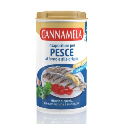 Insaporitore per Pesce al Forno e alla Griglia con Sale Iodato Cannamela - 90 g