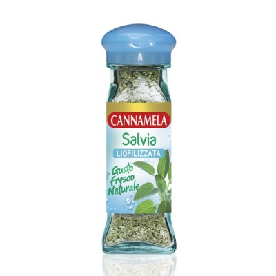 Salvia Liofilizzata Gusto Fresco e Naturale Cannamela - 6 g