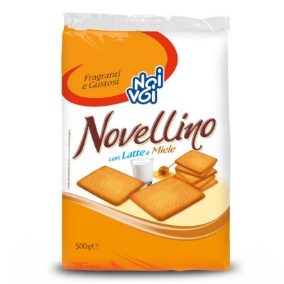Biscotti Novellini Latte e Miele Noi&Voi - 500 g