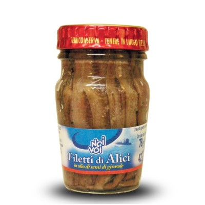Filetti di Alici in Olio di Semi di Girasole Distese Noi&Voi - 78 g