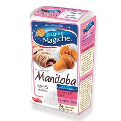 Farina Manitoba 100% Americana Tipo O Le Farine Magiche Lo Conte - 1000 g