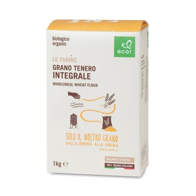 Farina Grano Tenero Integrale Filiera Ecor - 1000 g