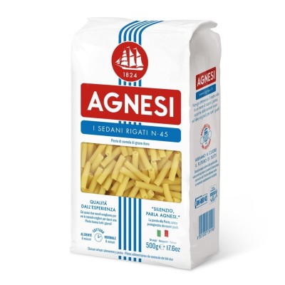 Pasta di Semola Sedani Rigati Agnesi - confezione da 500 g