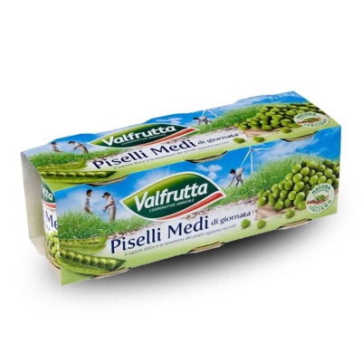 Piselli Medi di Giornata Valfrutta - 3 X 270 g