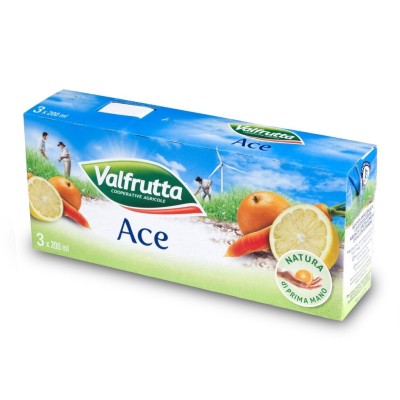 Bevanda Gusto Ace brick Valfrutta - 3 x 200 ml