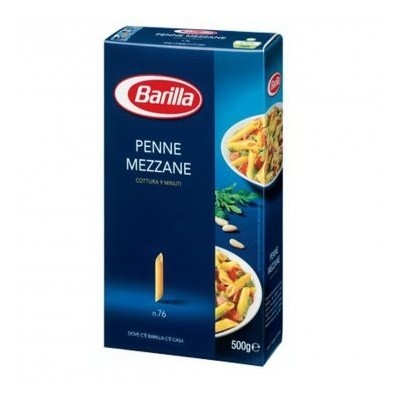 Pasta  Penne Mezzane - confezione da 500 g