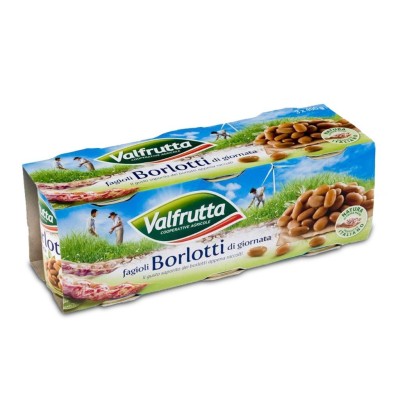 Fagioli Borlotti di Giornata Valfrutta - 3 x 250 g