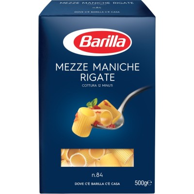 Pasta  Mezze  Maniche Rigate - confezione da 500 g