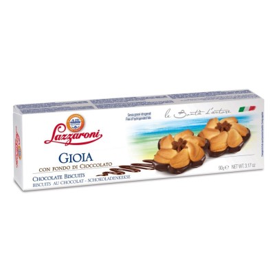 Biscotti Gioia con fondo di Cioccolato Lazzaroni - 90 g