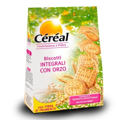 Biscotti Integrali con Orzo Cereal - 250 g