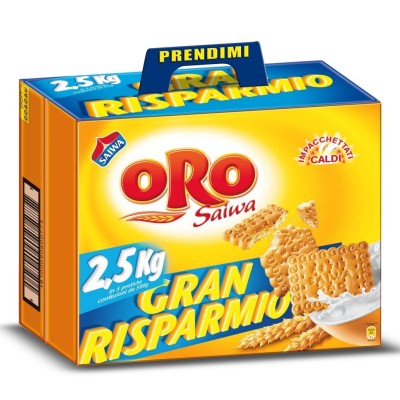 Biscotti Oro Valigetta Saiwa - 2500 g