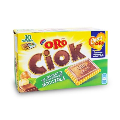 Biscotti OroCiok alla Nocciola Saiwa - 250 g