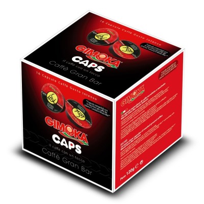 Caffé Gran Bar Gusto Intenso Gimoka compatibile con macchina Lavazza a modo mio - 16 Capsule