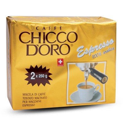 Caffe' Chicco D'Oro Espresso 100% Arabica - confezione 2 da 250 g