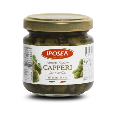 Capperi lacrimella all'Aceto di Vino Iposea - 95g