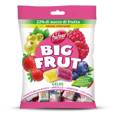 Caramelle Big Fruit Gusto Frutti di Bosco Elah - 180 g