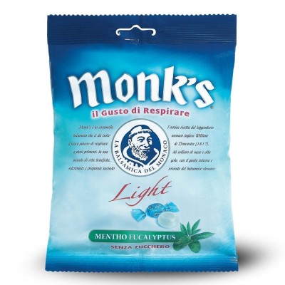 Caramelle Monk's Light Senza Zucchero - 80 g