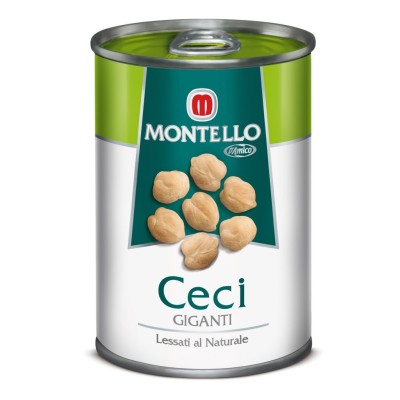 Ceci Giganti Lessati al Naturale Montello D'Amico - 400 g