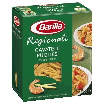 Pasta  Cavatelli  Pugliesi Barilla - confezione da 500 g
