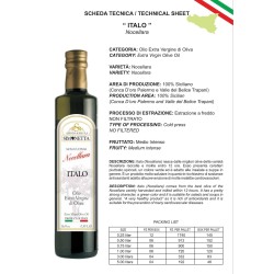 Olio Extra vergine di Oliva  ITALO Nocellara - 6 bottiglie