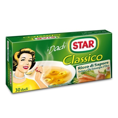 Dado Vegetale - 30% di Sale Star - 10 cubetti