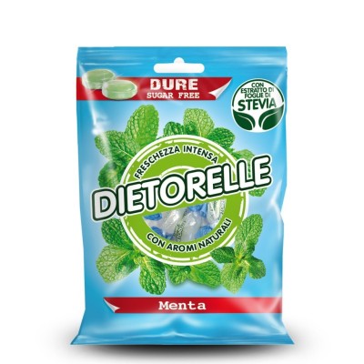 Caramelle Dure Sugar Free alla Menta Dietorelle - 70 g