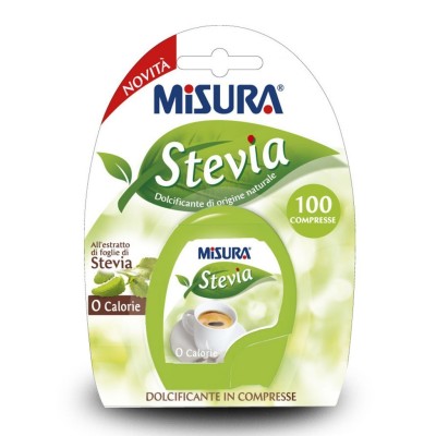 Dolcificante Stevia 100 Compresse Misura - 9 g