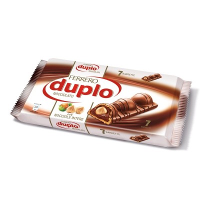 Duplo Nocciolato con Nocciole Intere 7 Barrette Ferrero - 182 g