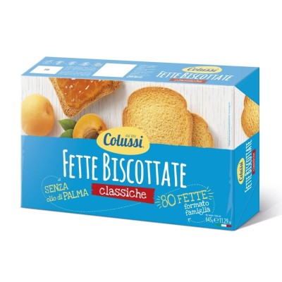 Fette Biscottate no Olio Palma Colussi - 645 g