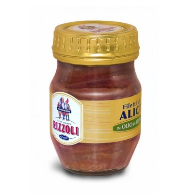 Filetti di Alici Olio di Oliva 90g Rizzoli - 90 g