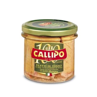 Filetto di Tonno Vaso in Vetro in Olio BIO Callipo - 150 g