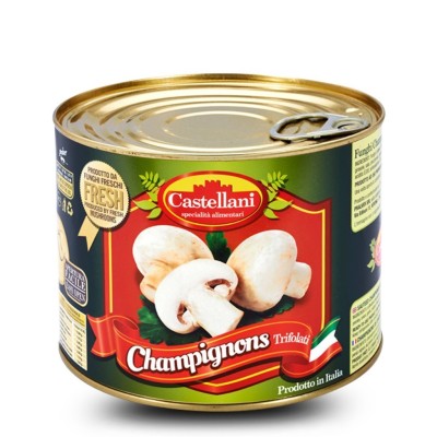 Funghi Champignon Tagliati al Naturale Pralver - 1,90 Kg