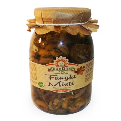 Funghi Misti sott'Olio Delizie di Calabria - 950 g