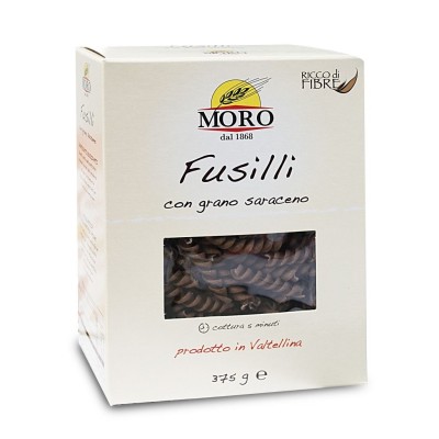 Pasta Fusilli con Grano Saraceno Moro - confezione da 375 g